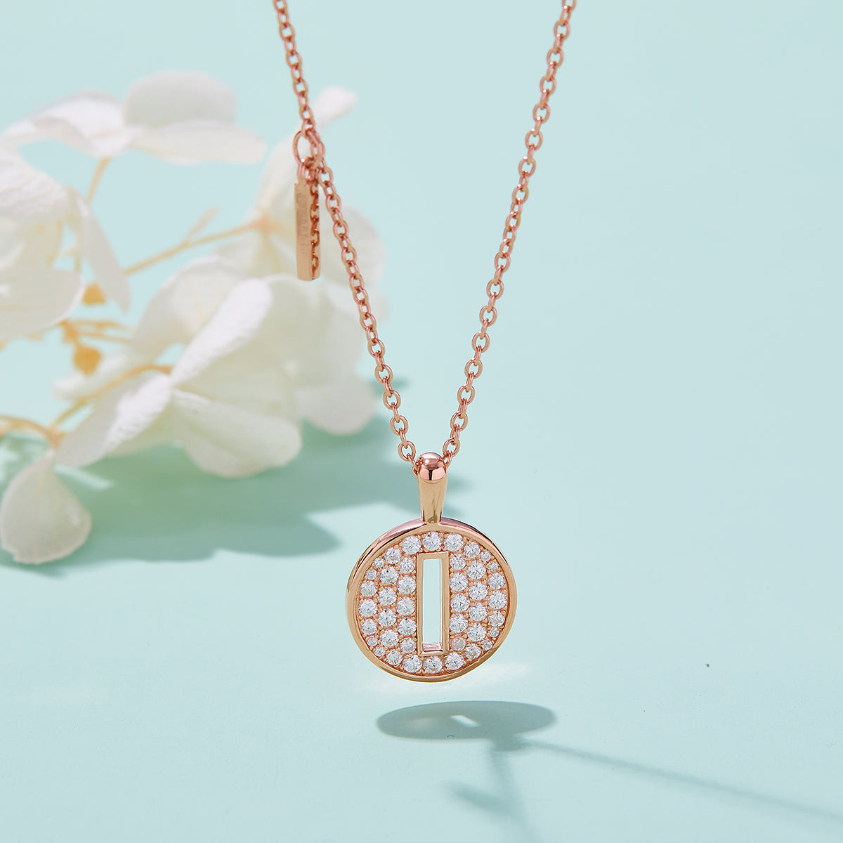 Letter Pendant Necklace - I