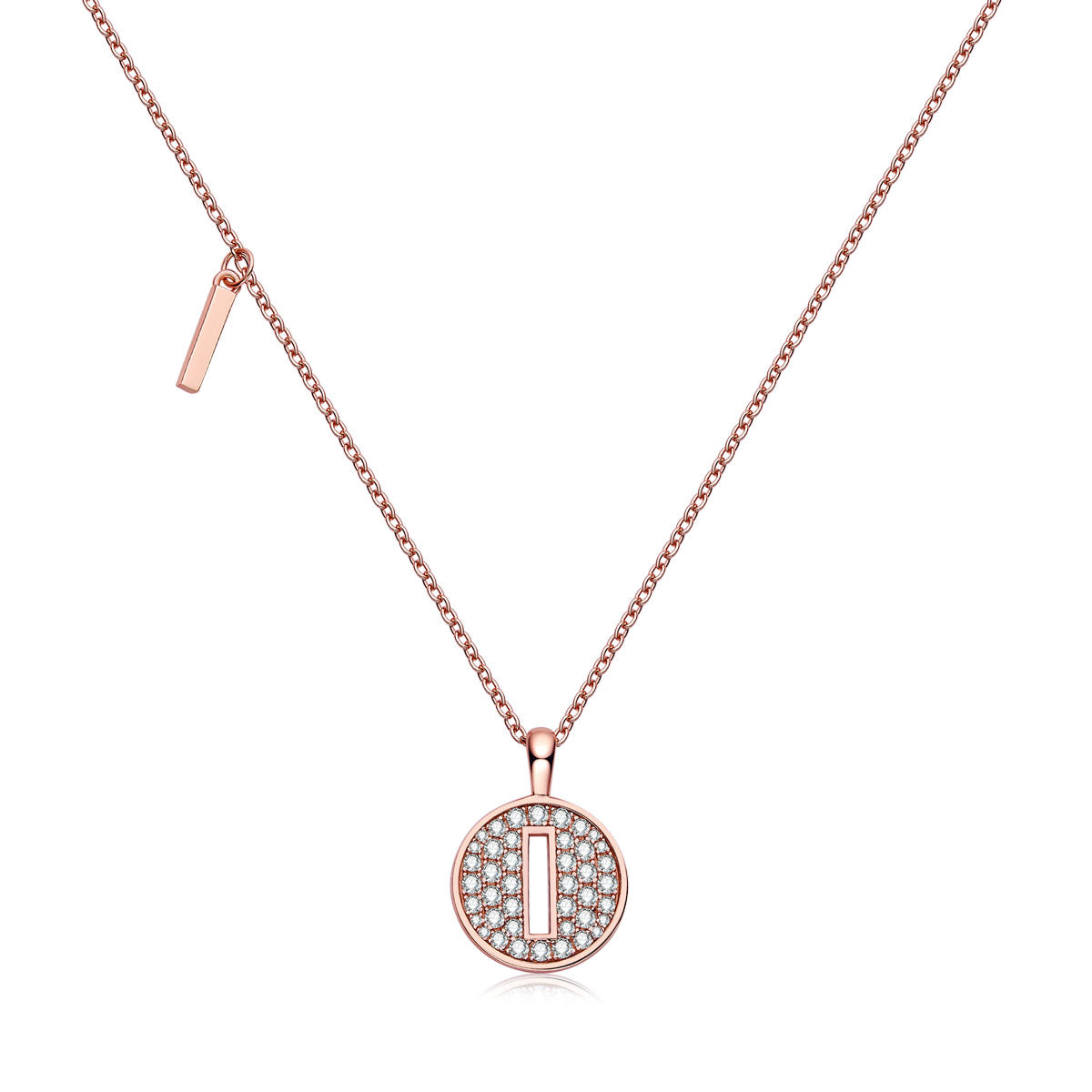 Letter Pendant Necklace - I