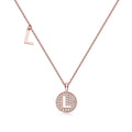 Letter Pendant Necklace - L