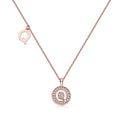 Letter Pendant Necklace - Q
