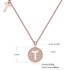 Letter Pendant Necklace - T