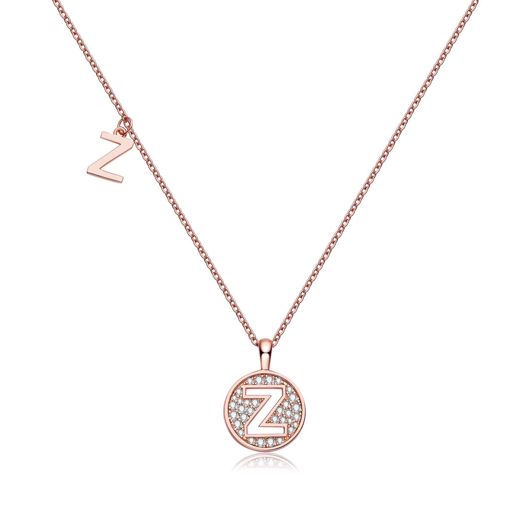 Letter Pendant Necklace - Z