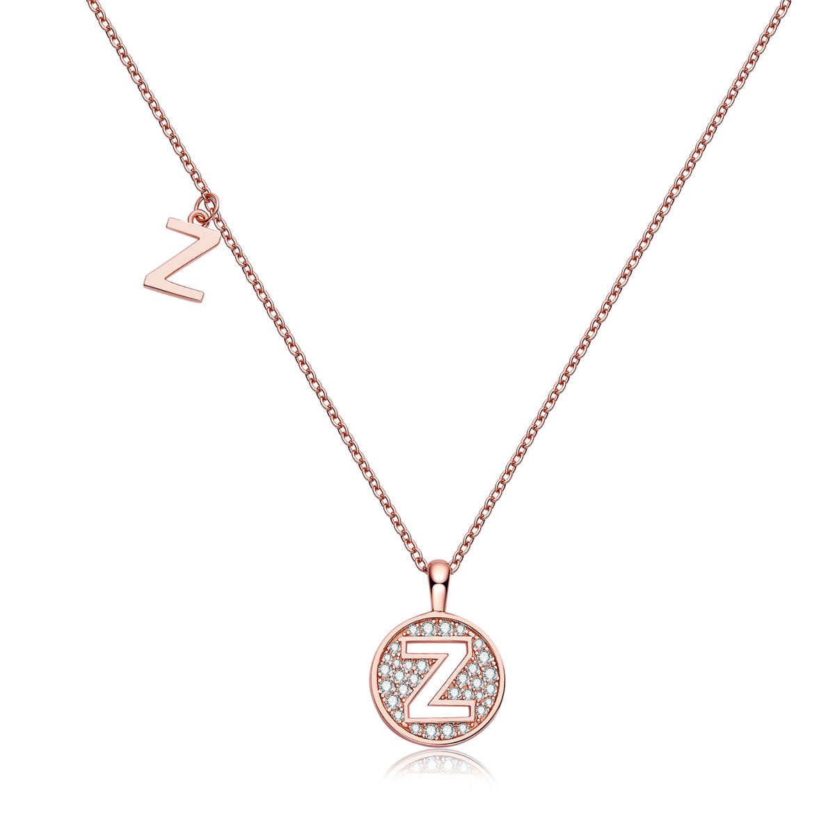 Letter Pendant Necklace - Z