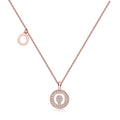 Letter Pendant Necklace - O