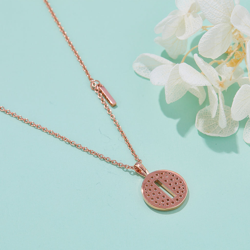 Letter Pendant Necklace - I