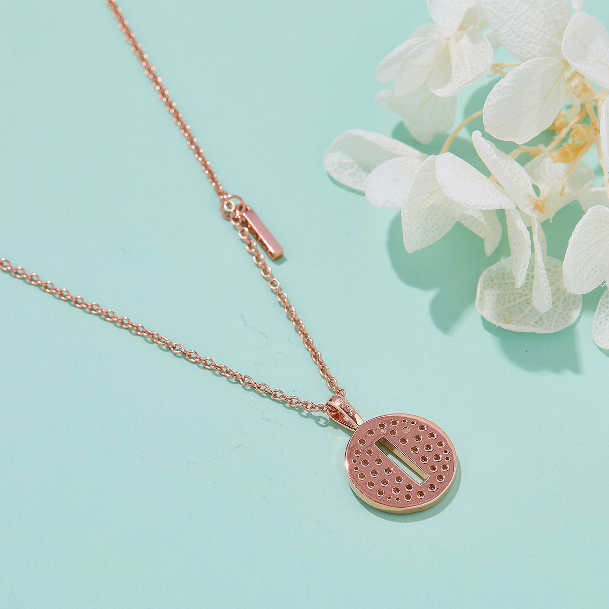 Letter Pendant Necklace - I