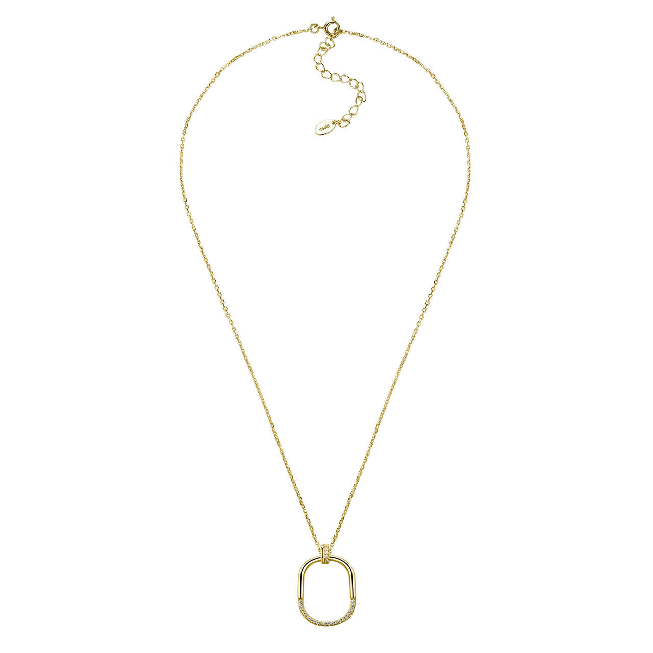 Verve Curve Pendant Necklace