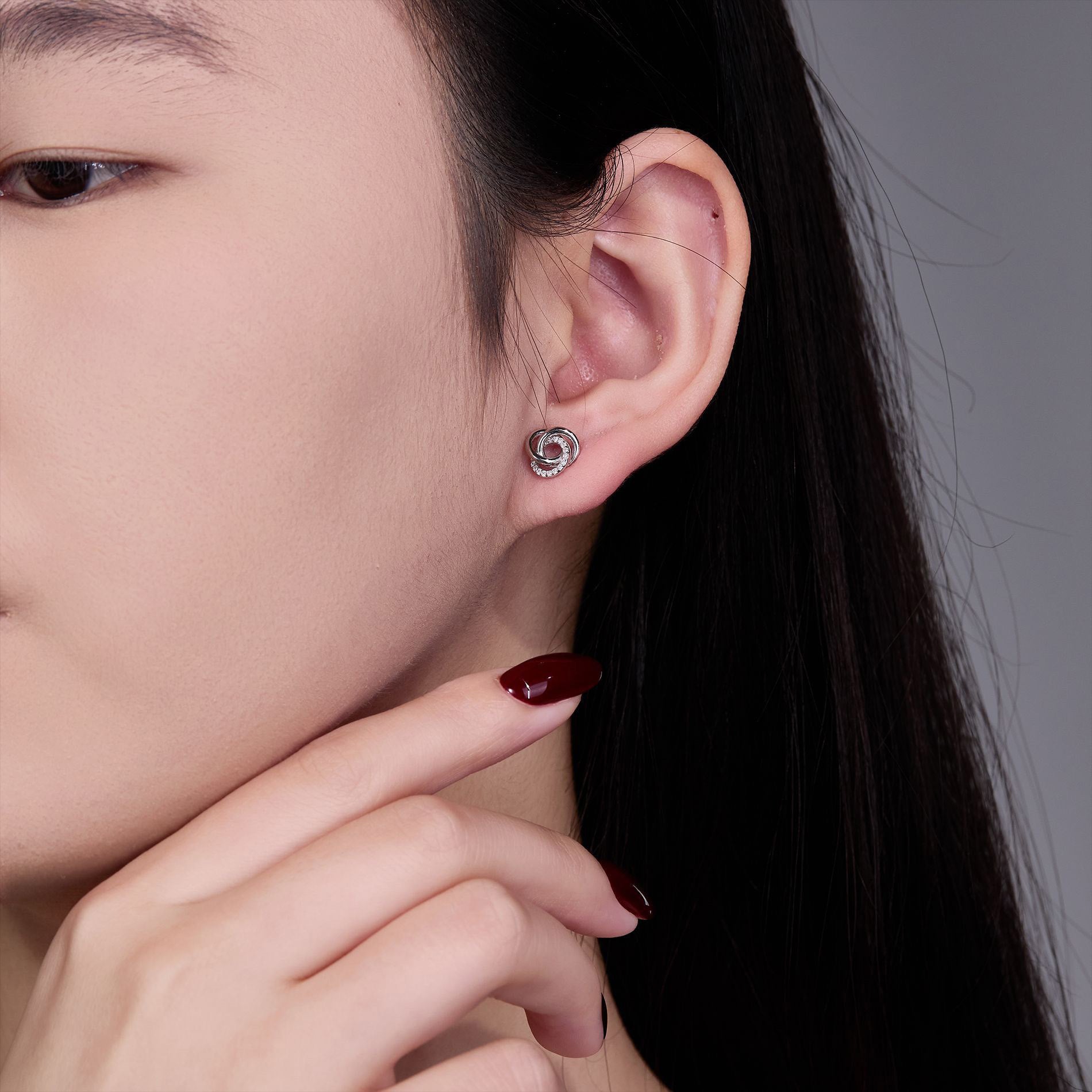 Stellar Knot Stud Earring