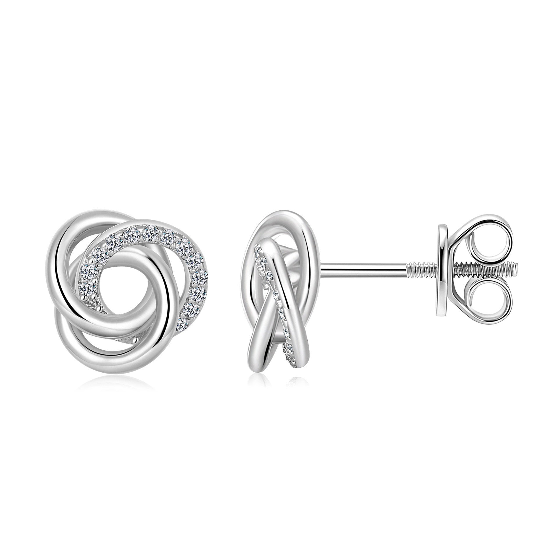 Stellar Knot Stud Earring