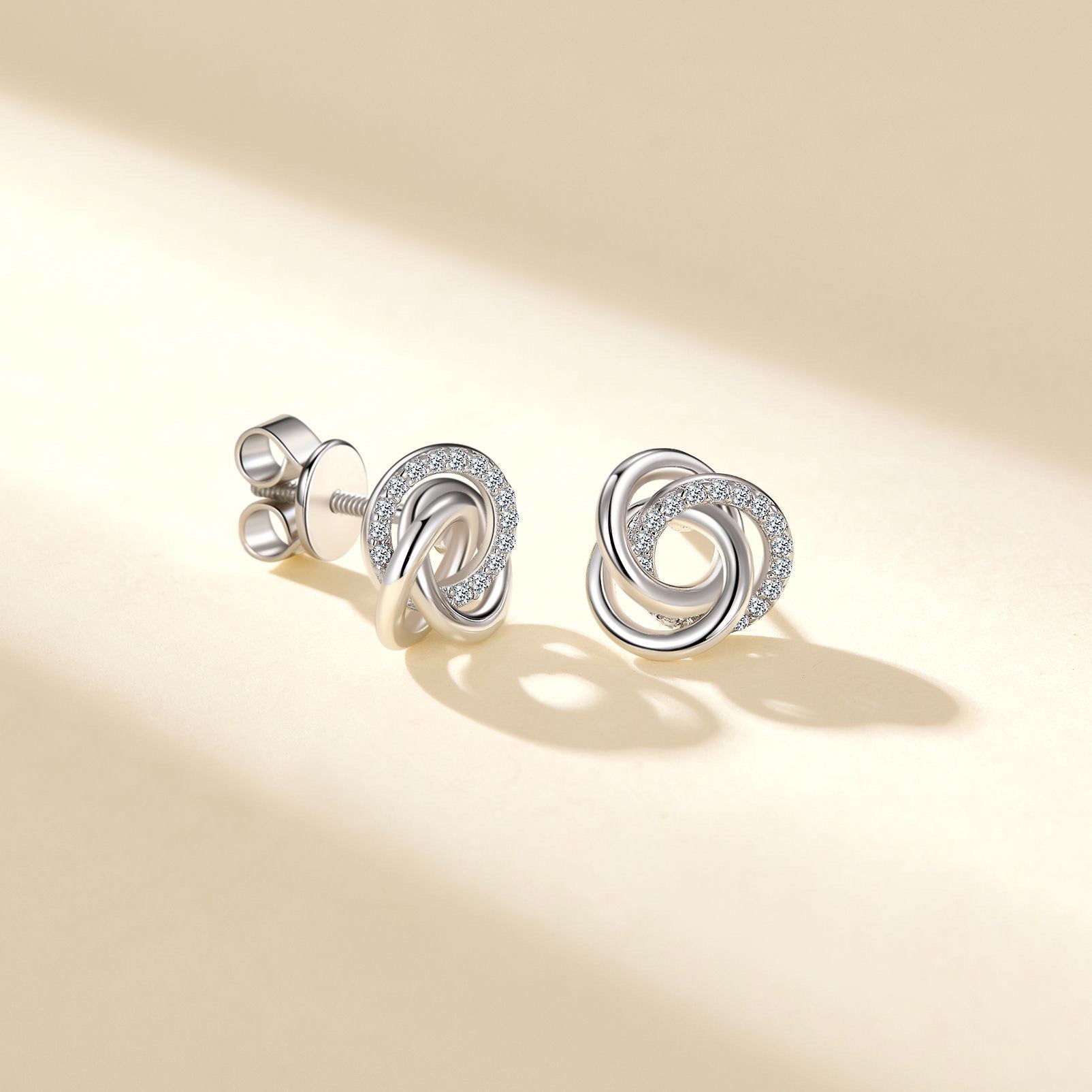 Stellar Knot Stud Earring