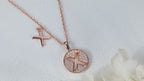 Letter Pendant Necklace - X
